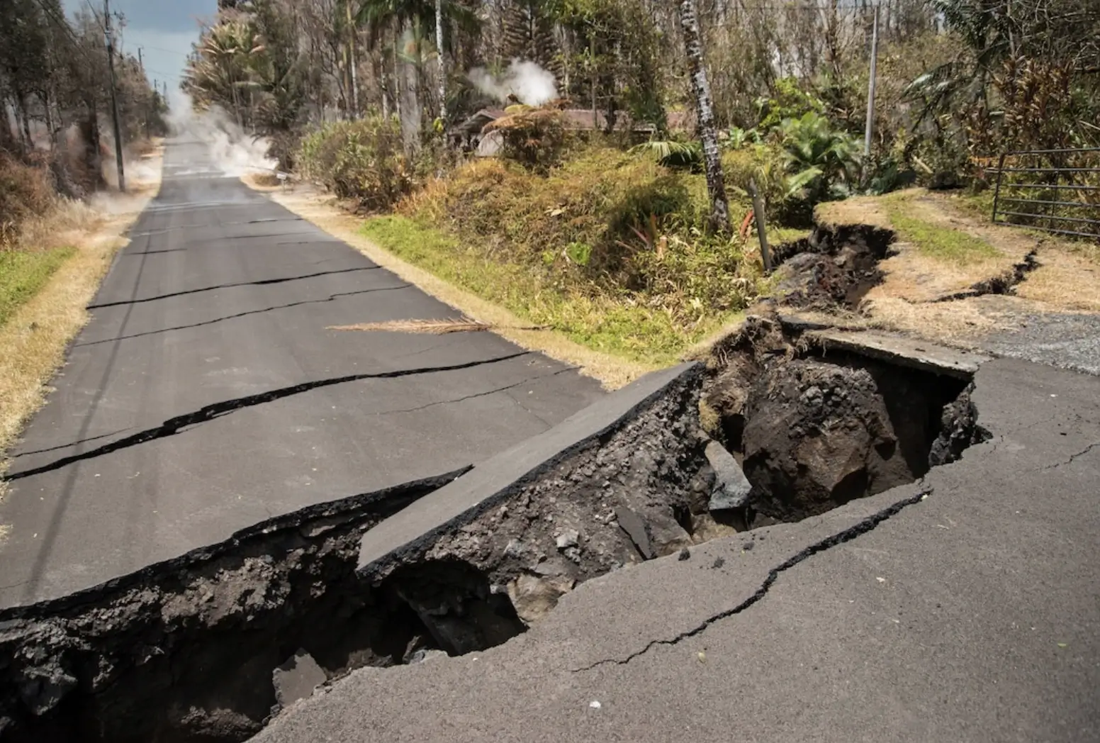 Emergency response teams provide assistance to residents following the earthquake on the Big Island of Hawaii, showcasing swift and coordinated efforts in times of crisis.