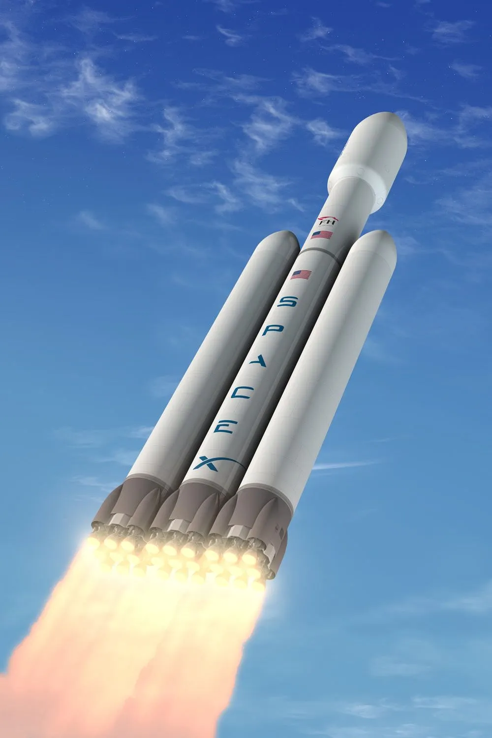 Starship and Super Heavy booster preparing for launch, emphasizing the two-stage rocket's design and capabilities.
